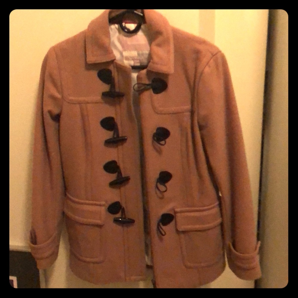 Banana republic toggle wool coat, camel